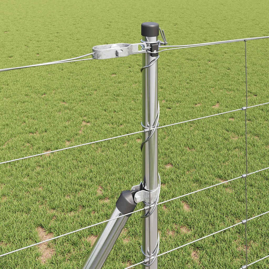 Wildzaun Silber 25 x 1,2 m Verzinkter Stahl